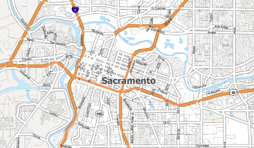 Map:Trjdwsukm50= Sacramento