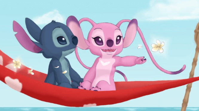 Fan Art:6vroy9fnrri= Stitch and Angel