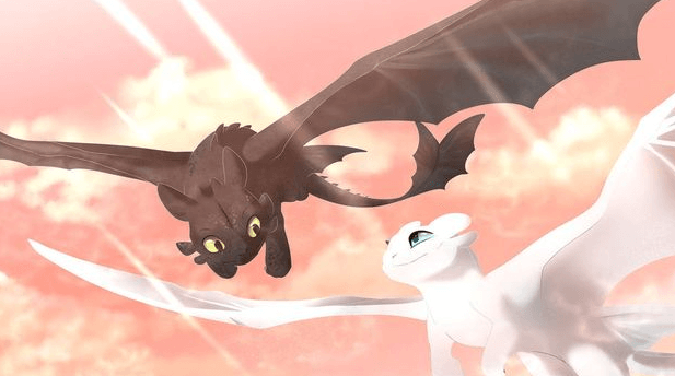 Cute:4lrgxcvjhdk= Toothless and Light Fury